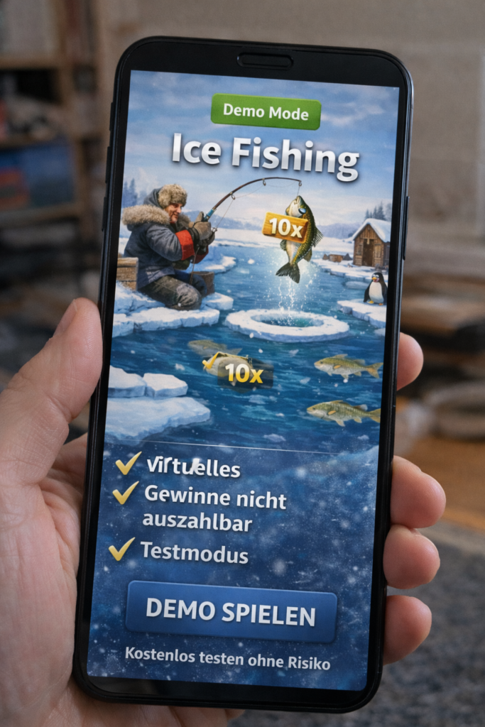 ice fishing demo