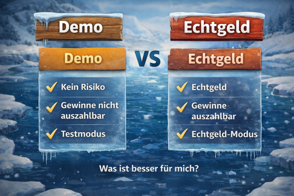 ice fishing demo vs echtgeld
